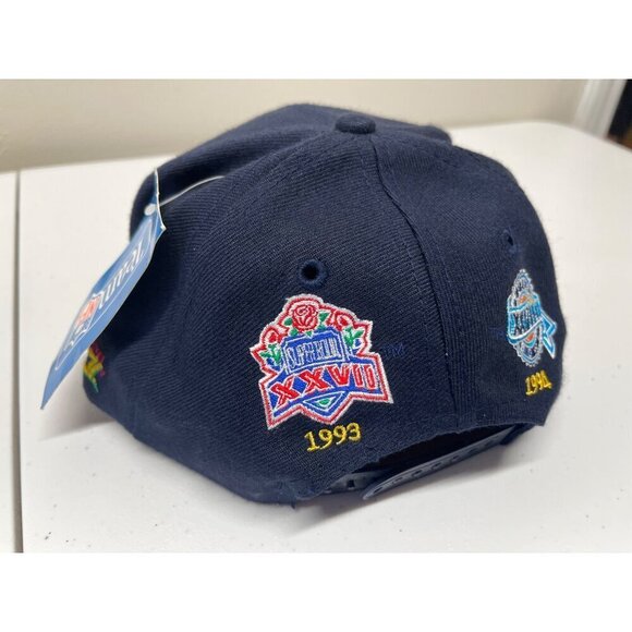 NEW VTG 90s Dallas Cowboys 5X Super Bowl Champions Annco Hat Cap NOS Wool Blend - Picture 6 of 15